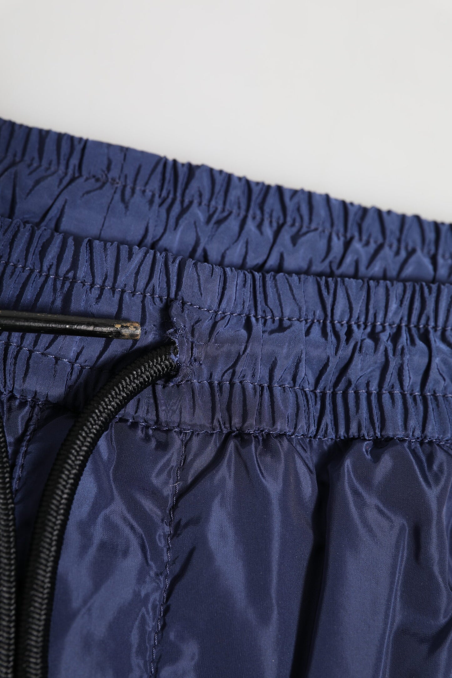 Pantalon de jogging droit en nylon bleu Dolce & Gabbana