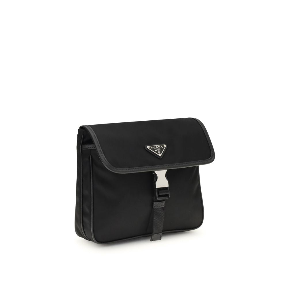 Prada Re-Nylon en saffiano schoudertas