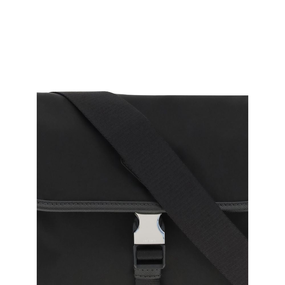 Prada Re-Nylon en saffiano schoudertas