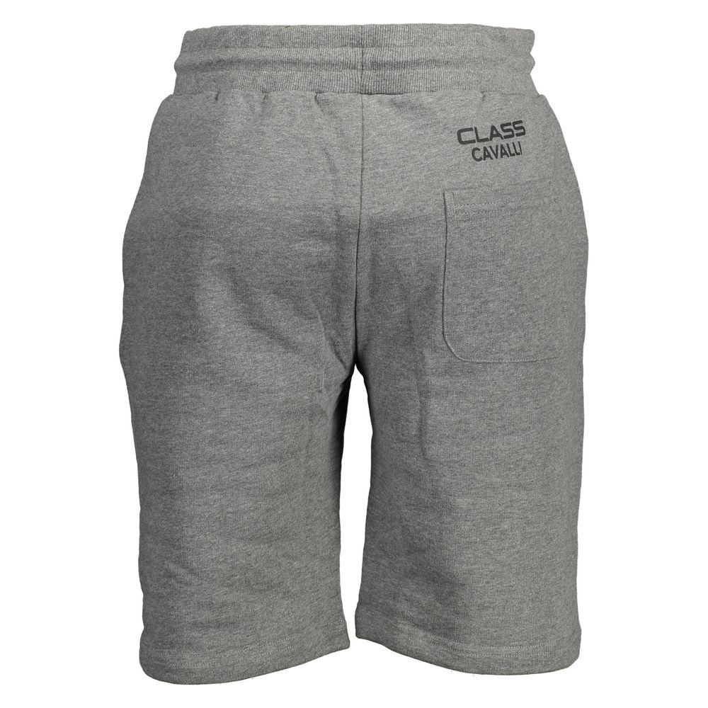Pantalon en coton gris Cavalli Class