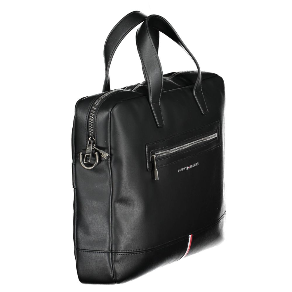 Sac à main Tommy Hilfiger en polyéthylène noir