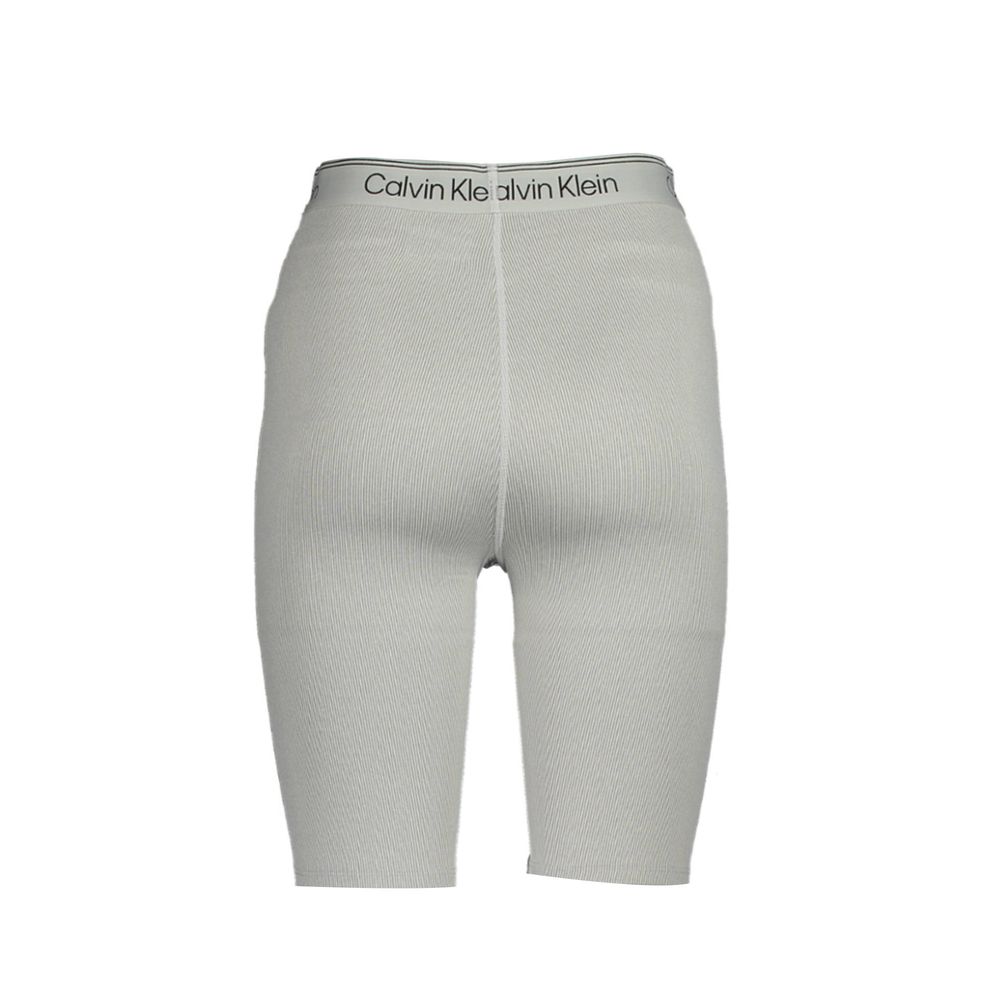 Pantalon en polyester gris Calvin Klein