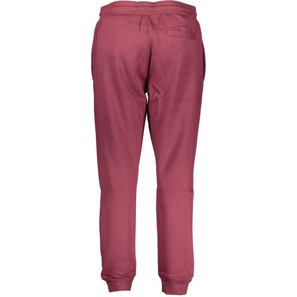 Pantalon en coton violet Cavalli Class