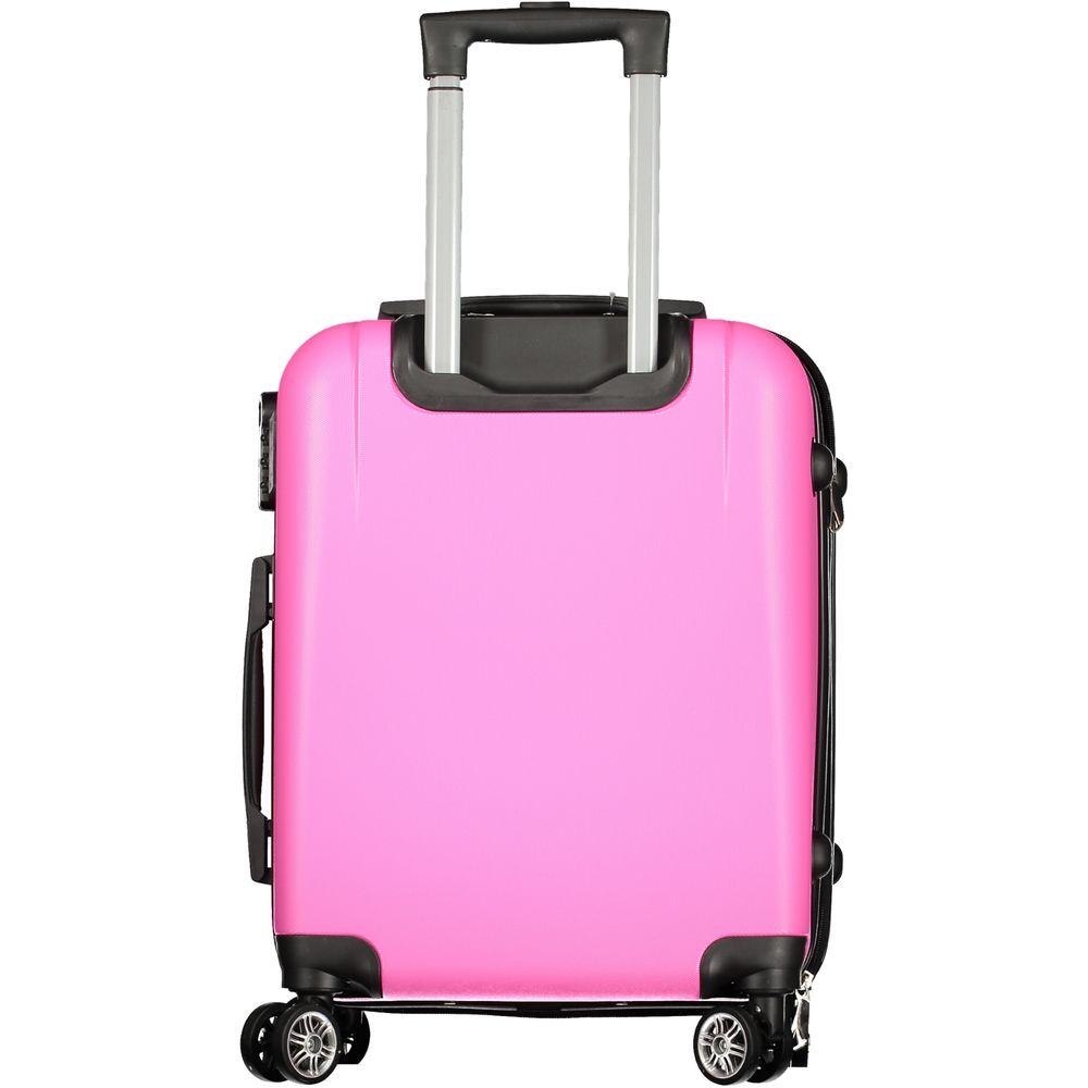 Laura Biagiotti Roze Polyethyleen Reiskoffers en Reisaccessoires