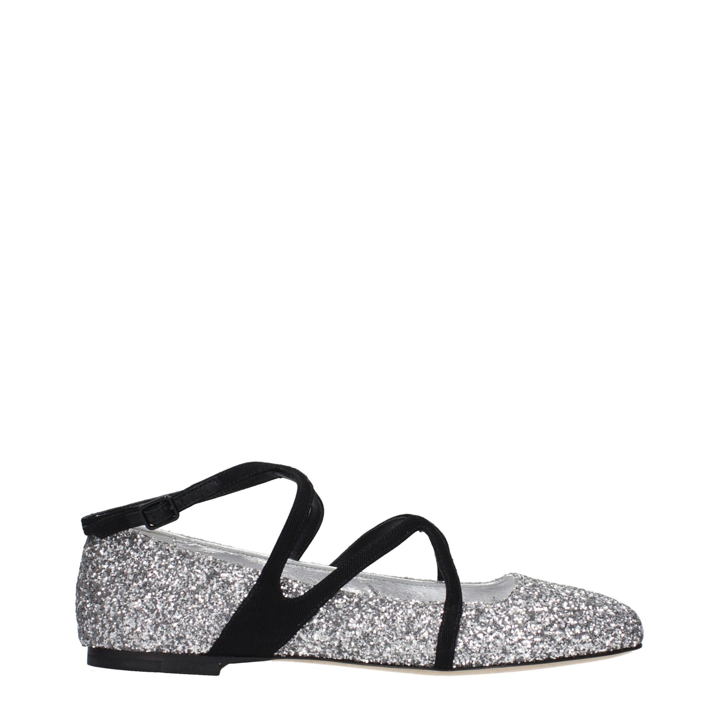 Jimmy Choo grijze balletpumps van plastic