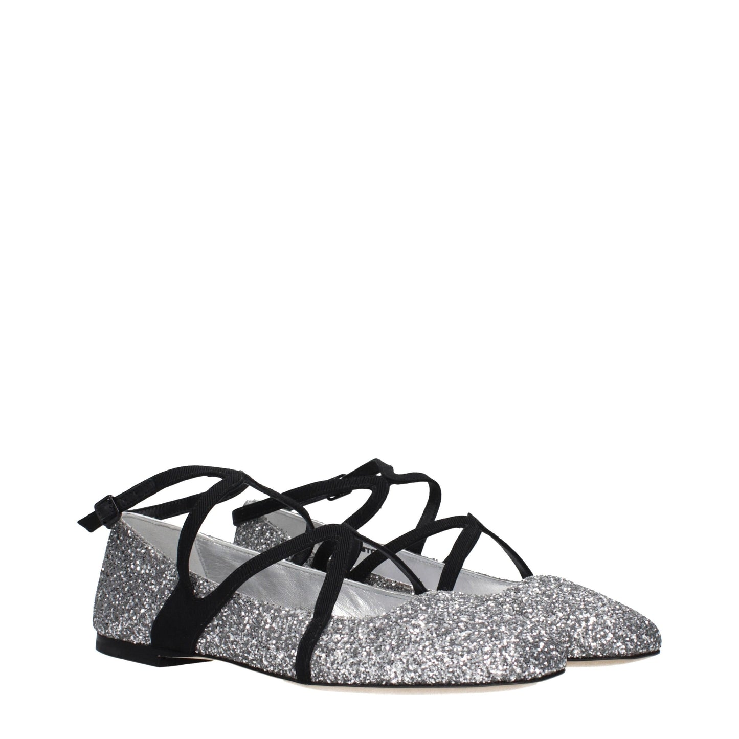 Jimmy Choo grijze balletpumps van plastic