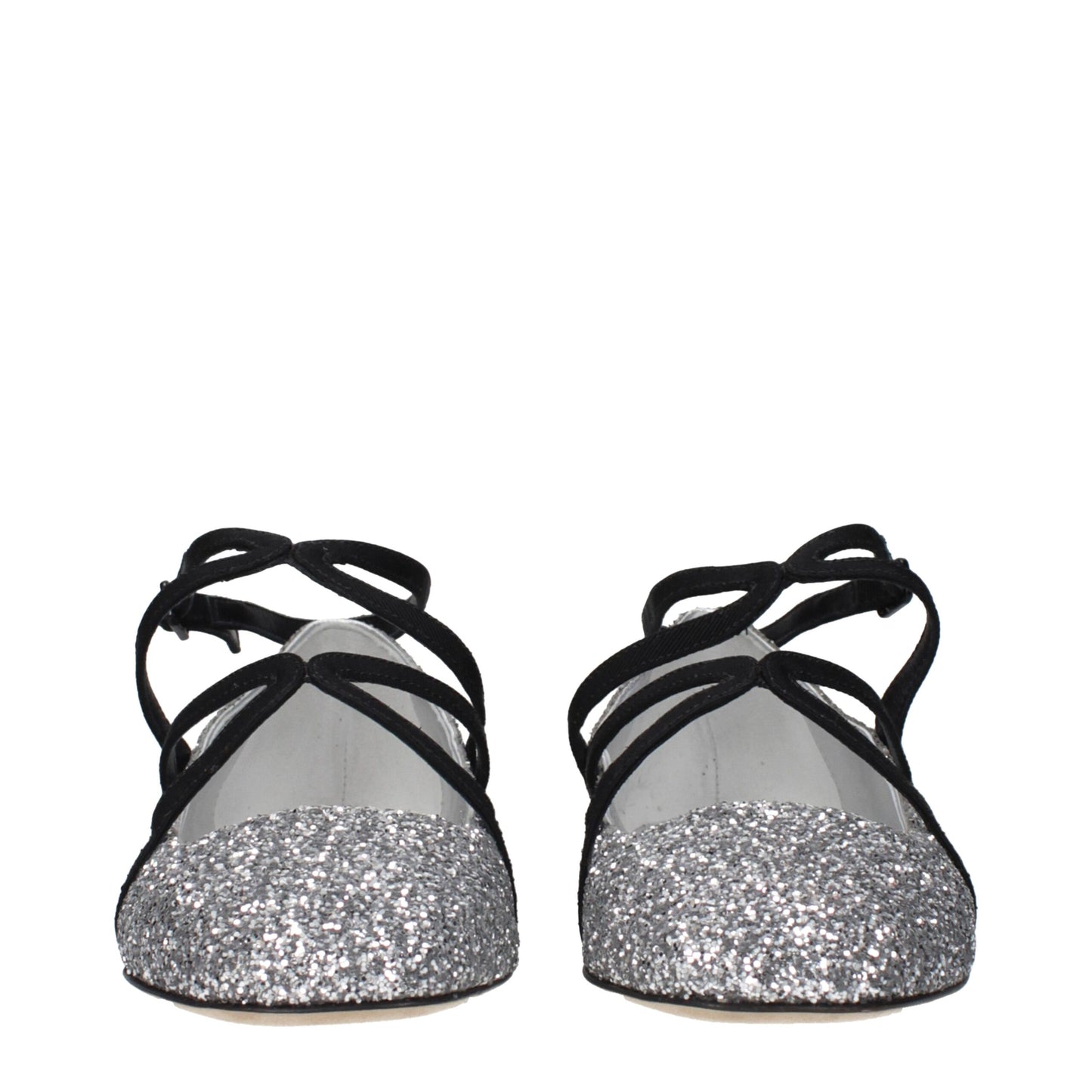 Jimmy Choo grijze balletpumps van plastic