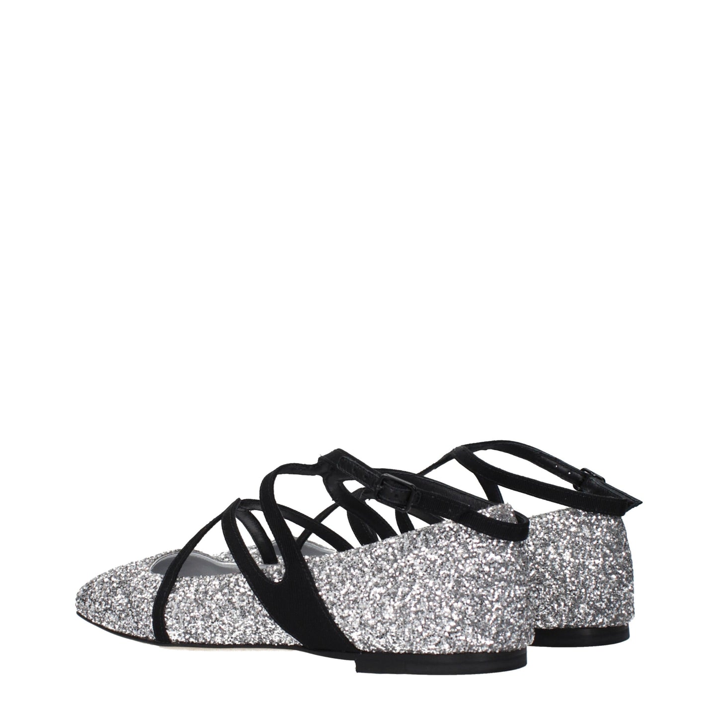 Jimmy Choo grijze balletpumps van plastic