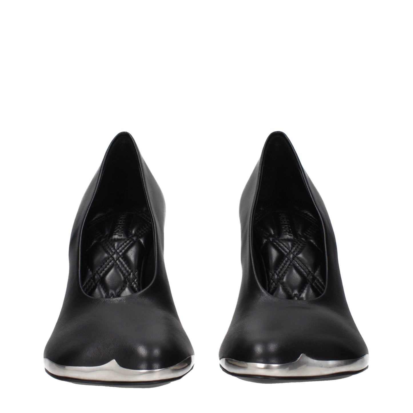 Escarpins à talons hauts en cuir noir de Burberry