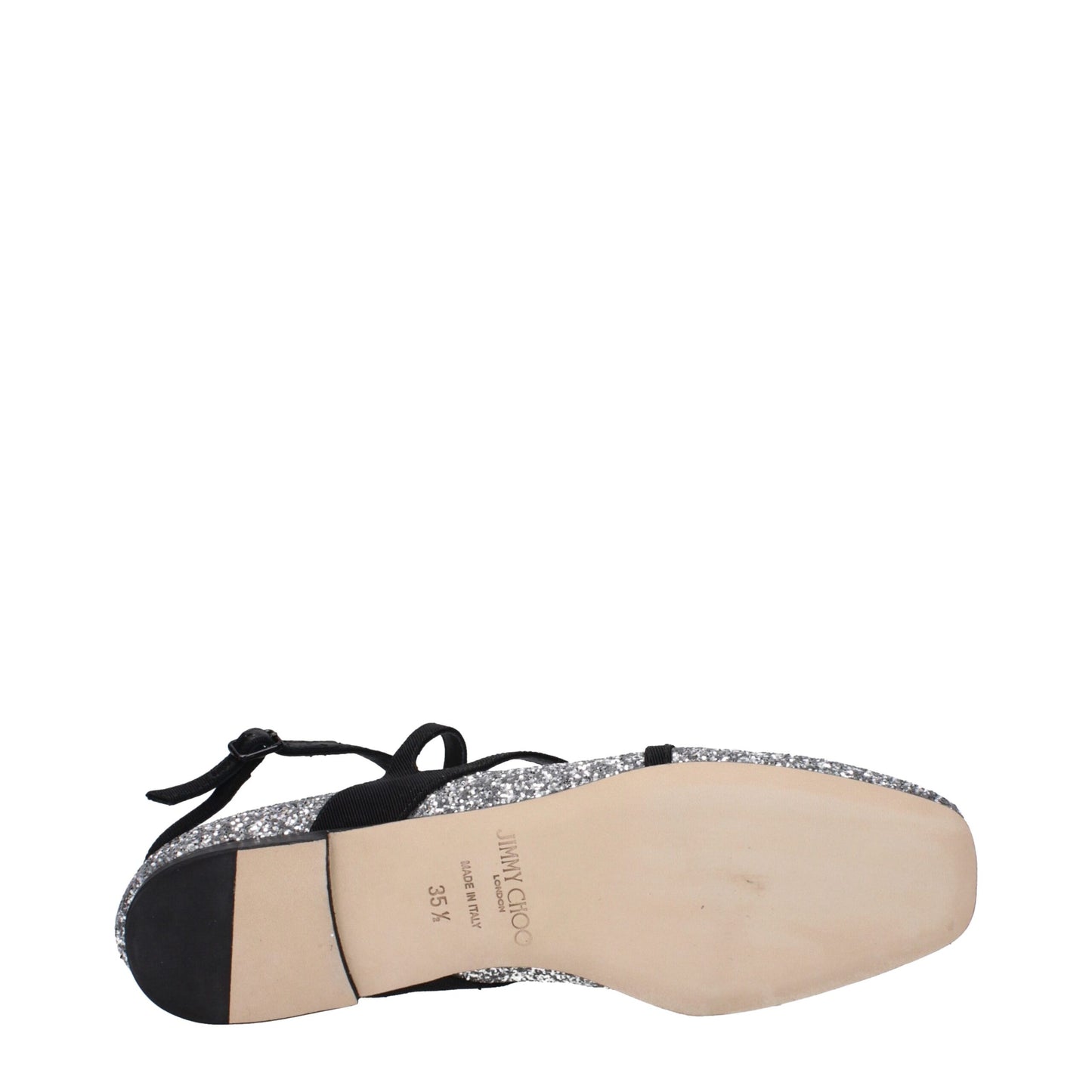 Jimmy Choo grijze balletpumps van plastic