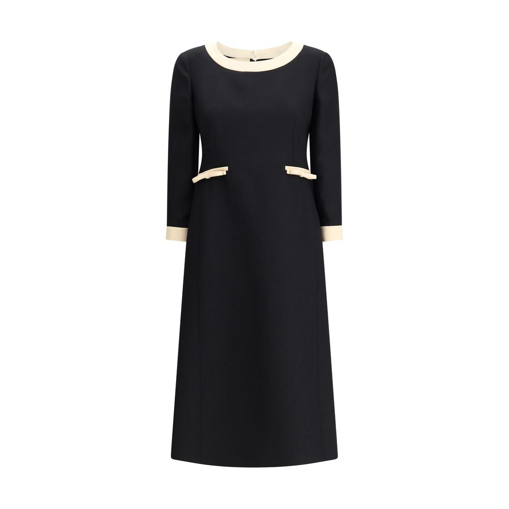 Robe en laine Valentino avec nœud