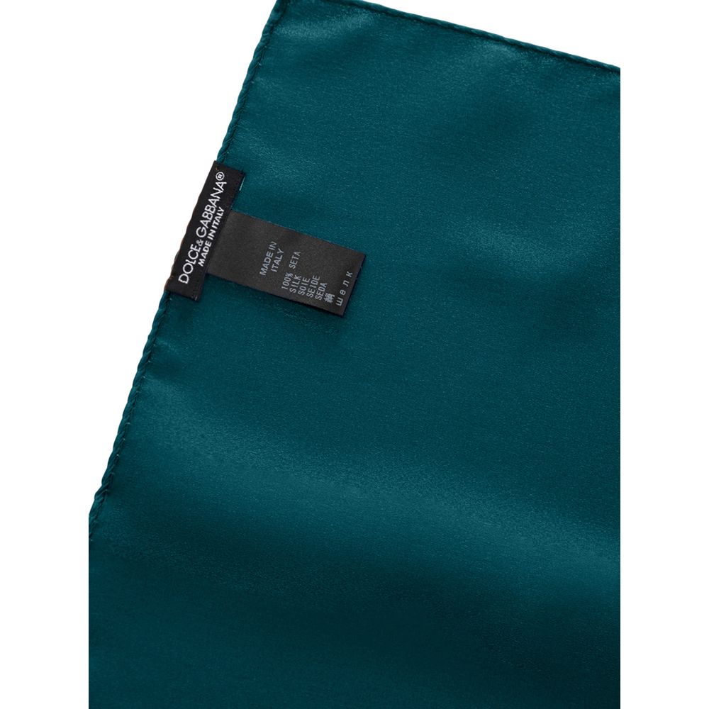 Dolce & Gabbana Groene Zijden Pochet