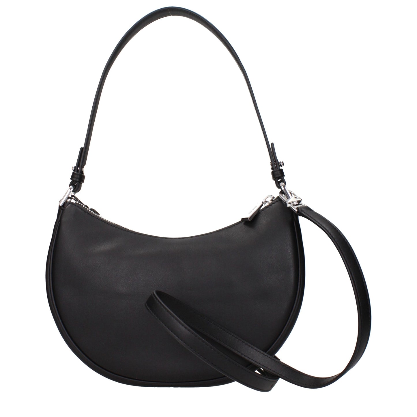 Sacs à bandoulière en cuir noir Michael Kors