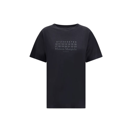 T-shirt en coton avec logo Margiela
