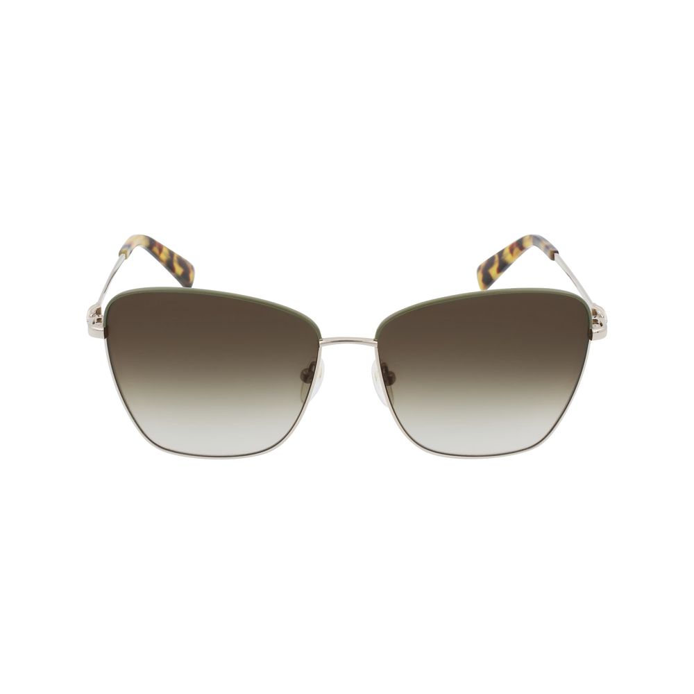 Lunettes de soleil Longchamp en métal doré
