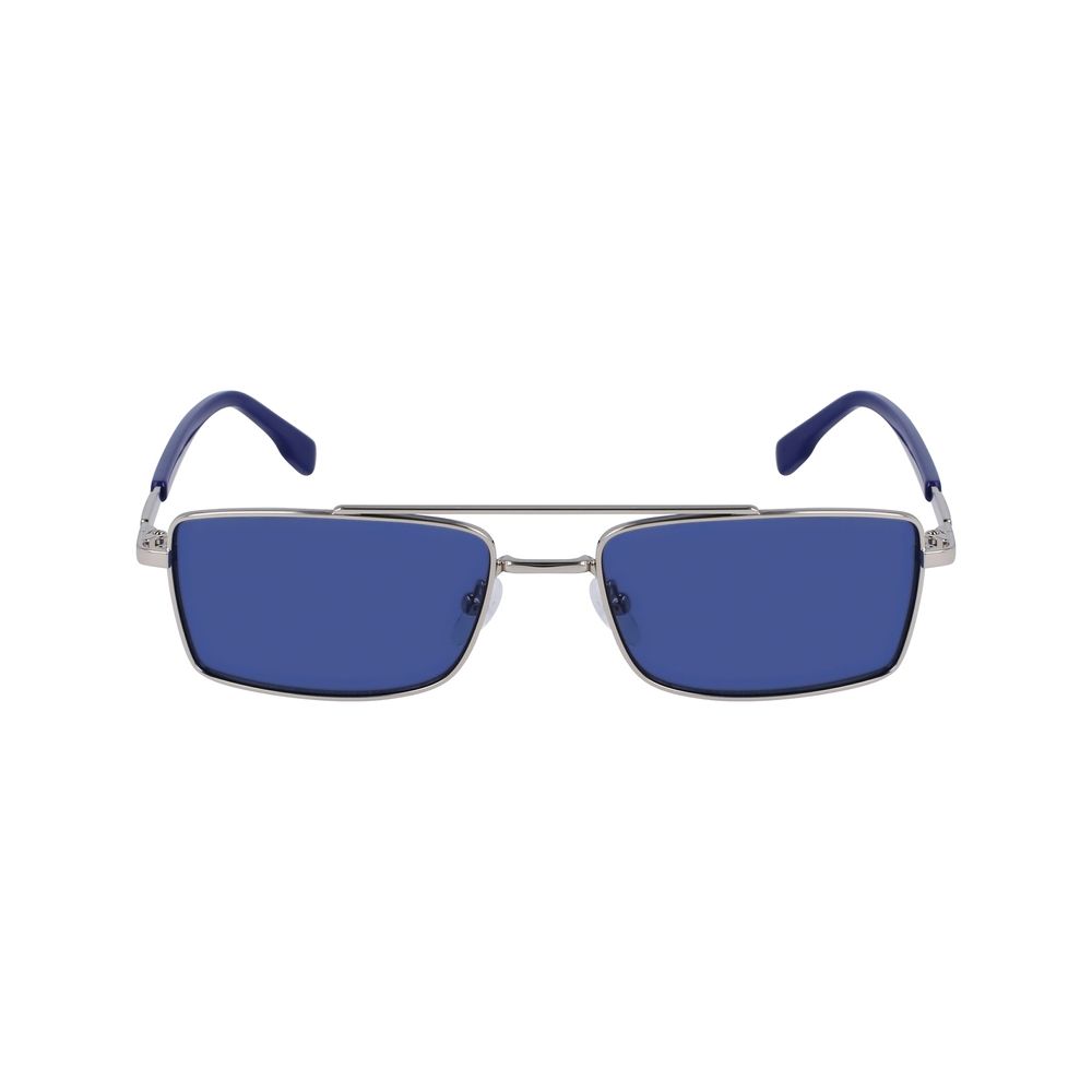 Lunettes de soleil en métal gris de Karl Lagerfeld