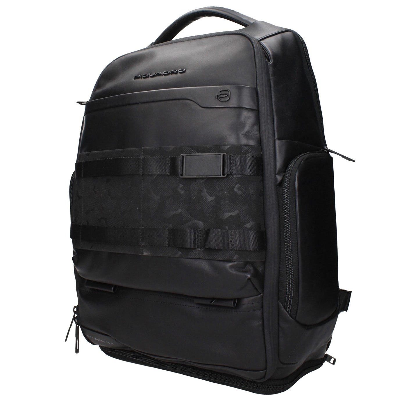 Sacs à dos en cuir noir Piquadro