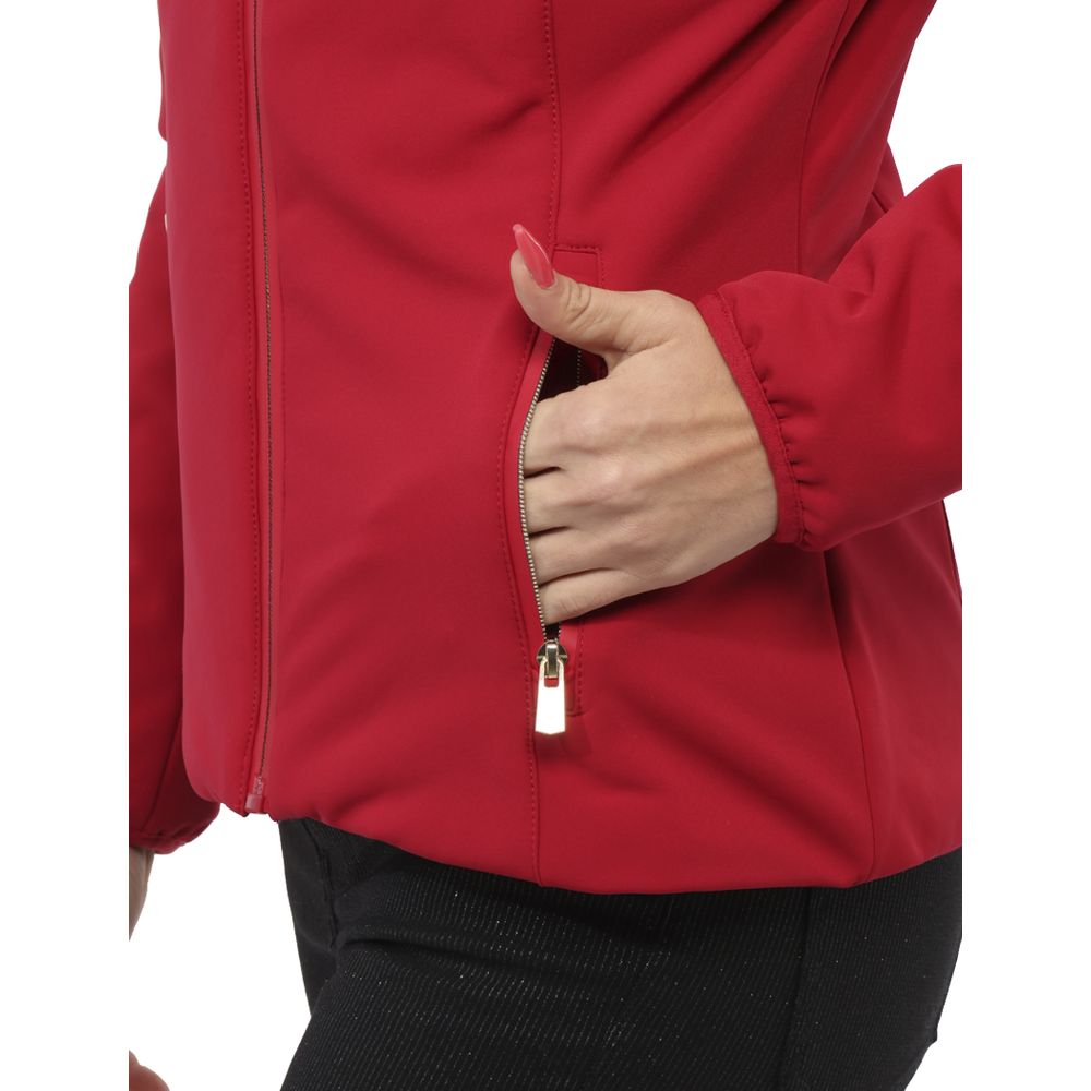 Oui, vestes et manteaux en nylon rouge Zee.
