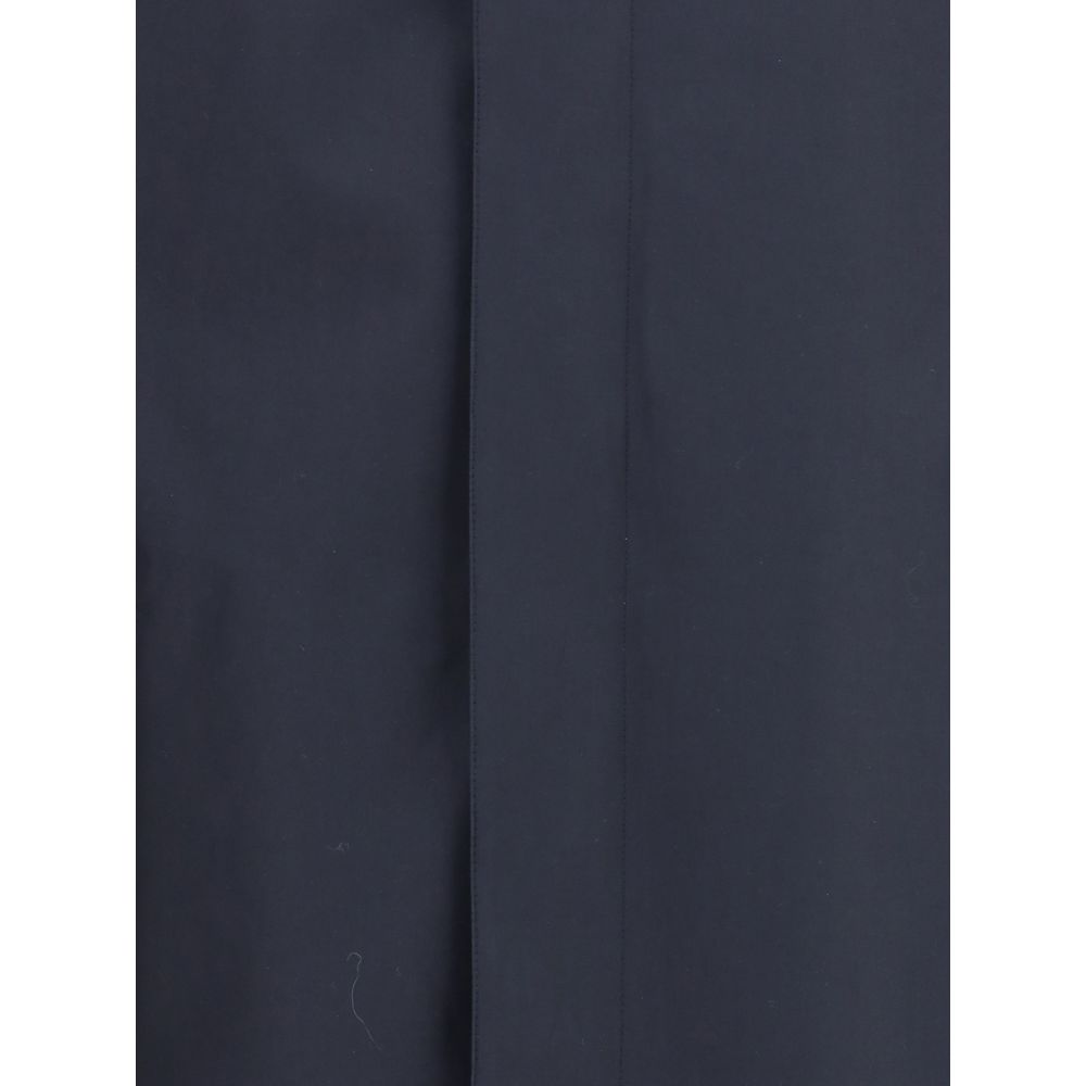 Manteau en coton bleu Burberry