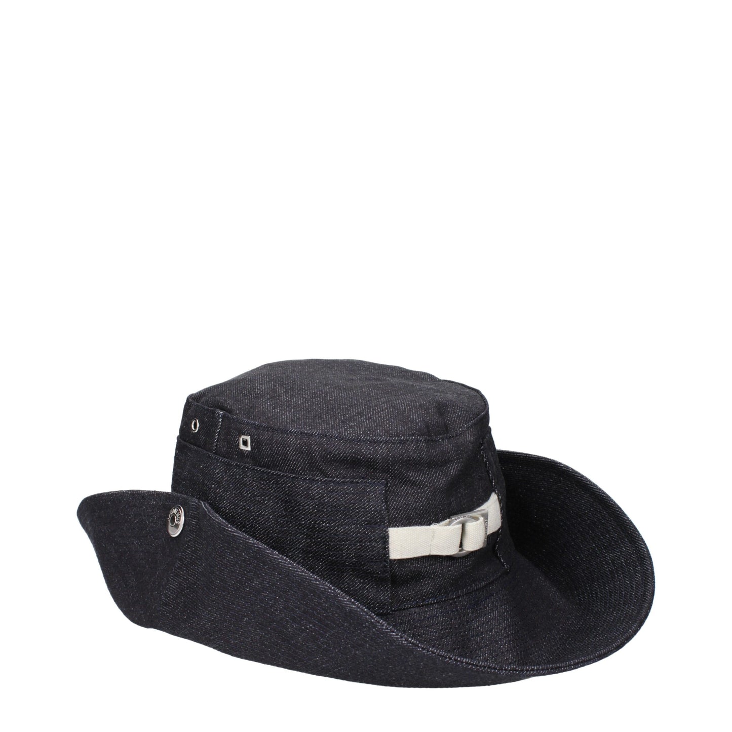 Chapeaux de soleil en coton bleu de Jacquemus