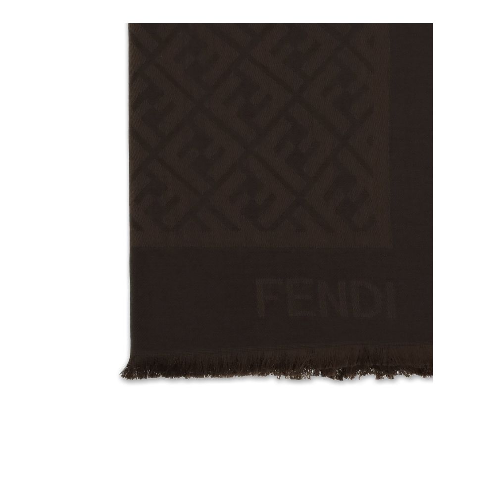 Châle en soie Fendi FF