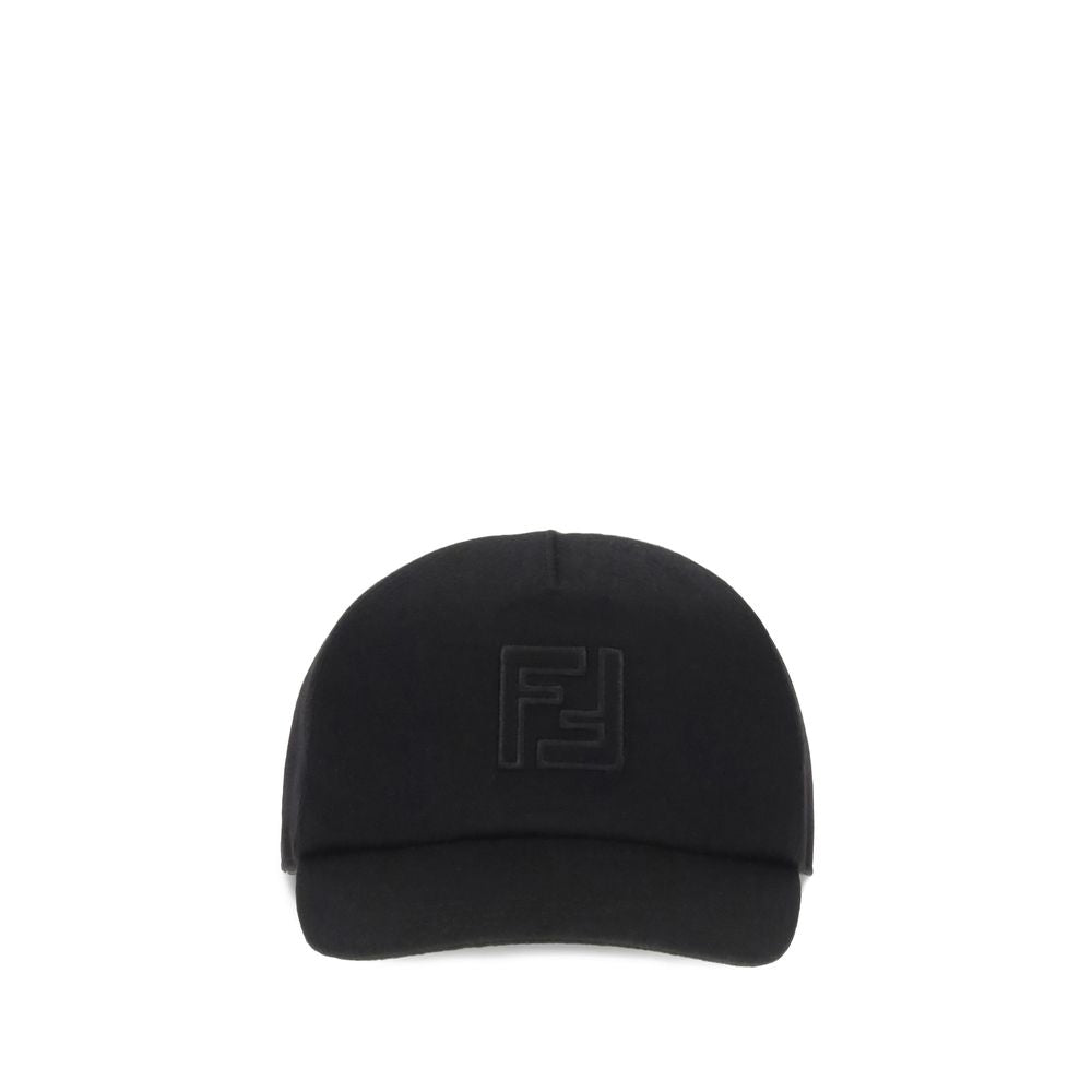Casquette de baseball en laine Fendi