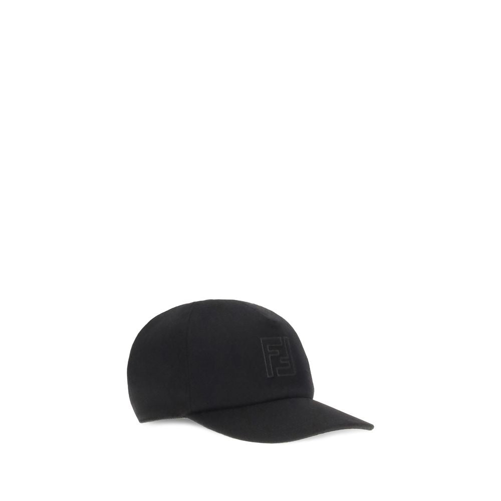 Casquette de baseball en laine Fendi