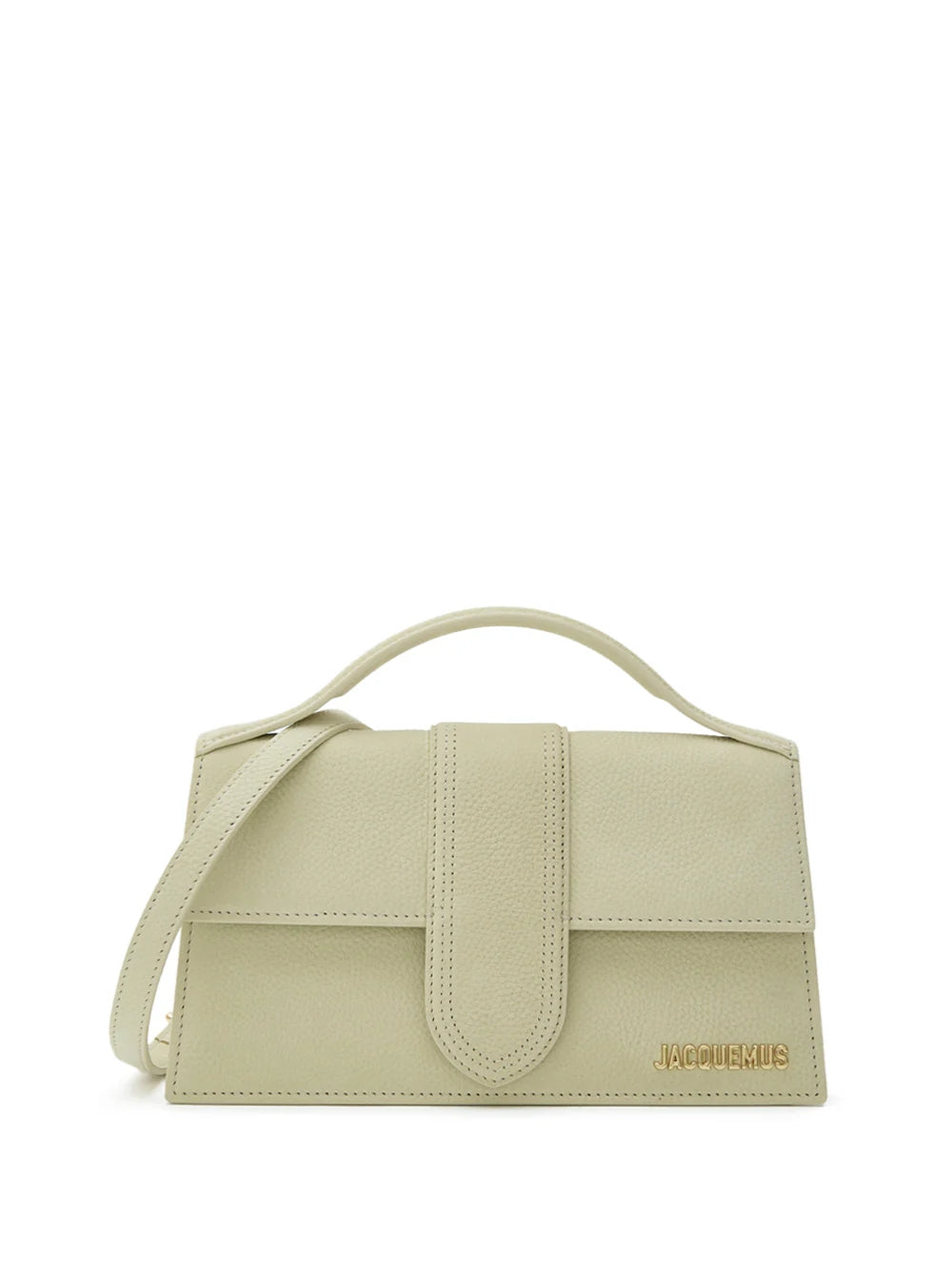 Jacquemus beige getextureerde Le Grand Bambino tas