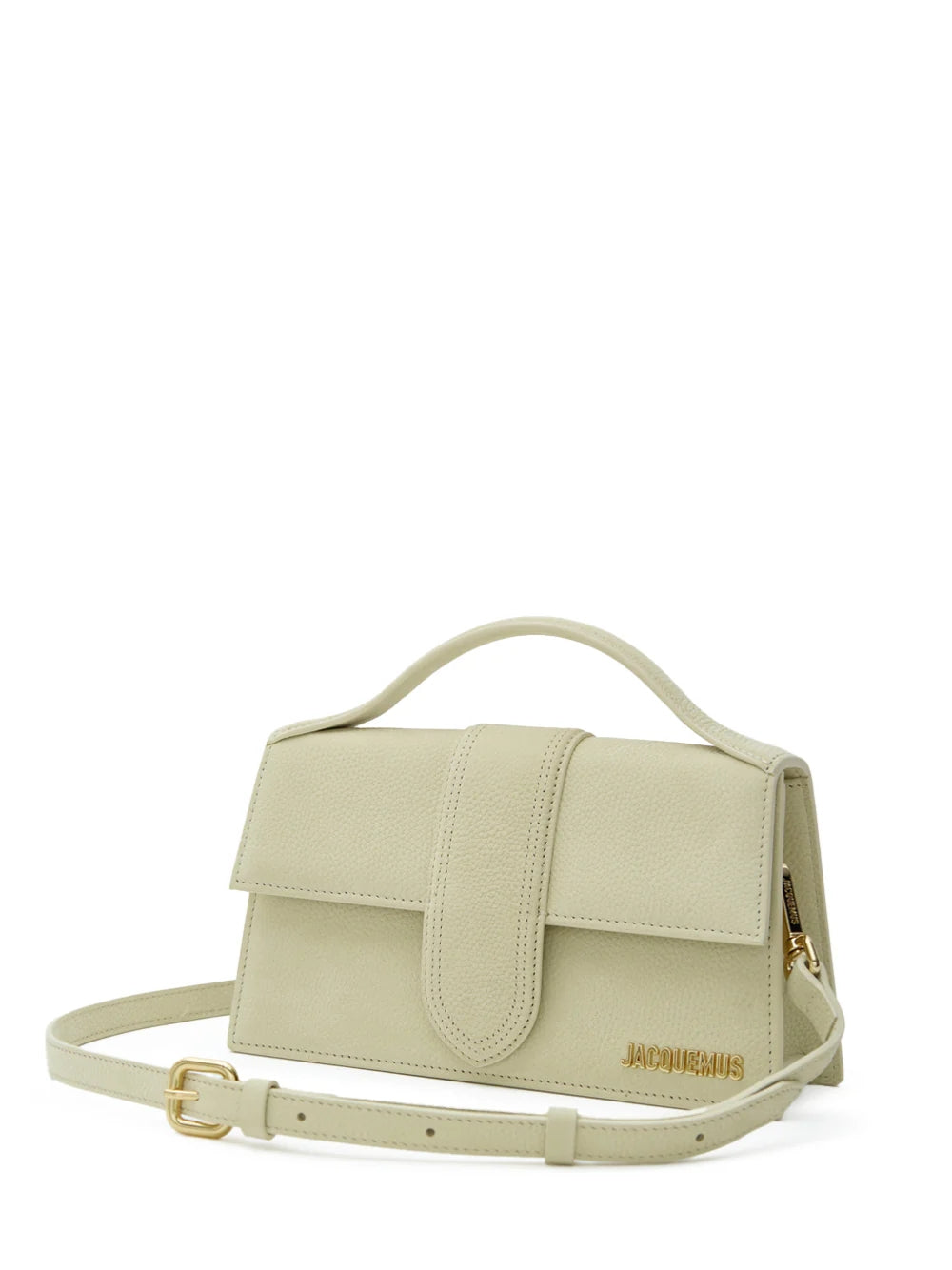 Jacquemus beige getextureerde Le Grand Bambino tas