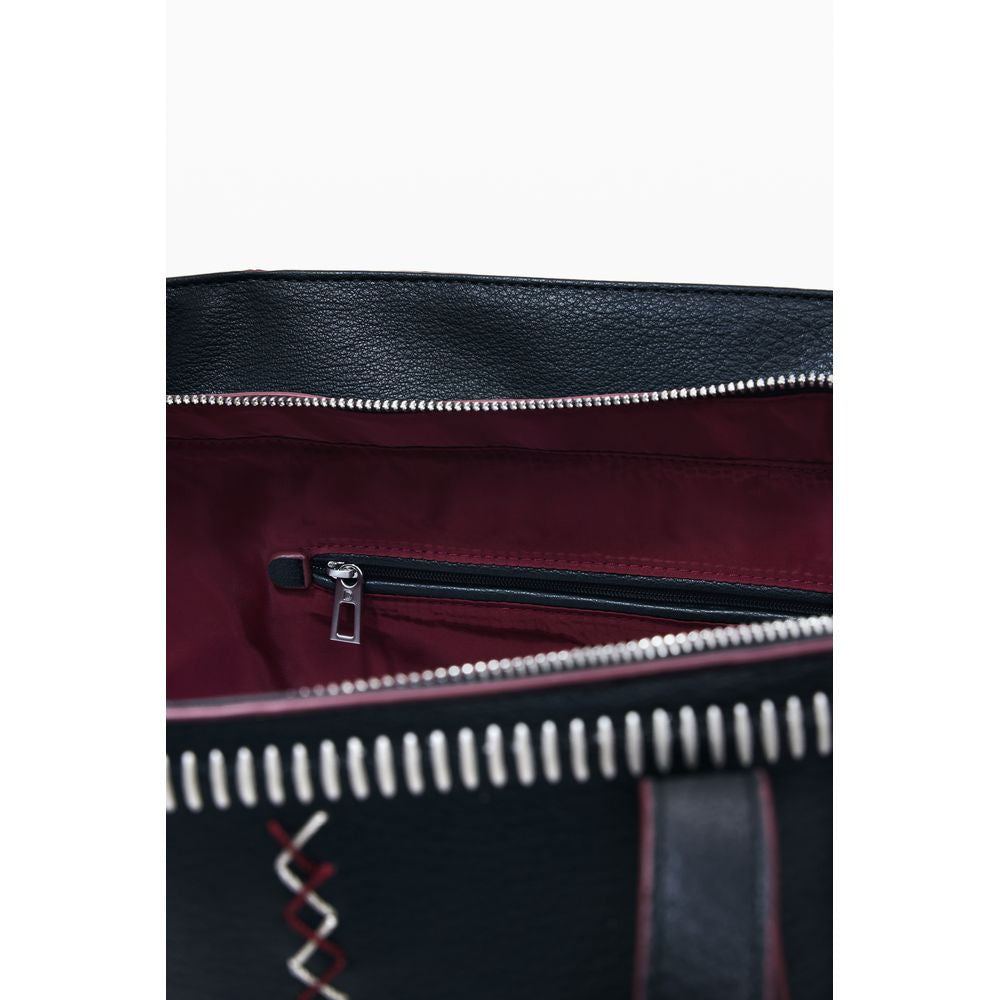 Desigual Zwarte Polyethyleen Dames Handtas