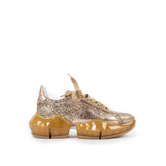 Sneakers Jimmy Choo pailletées et ornées de diamants