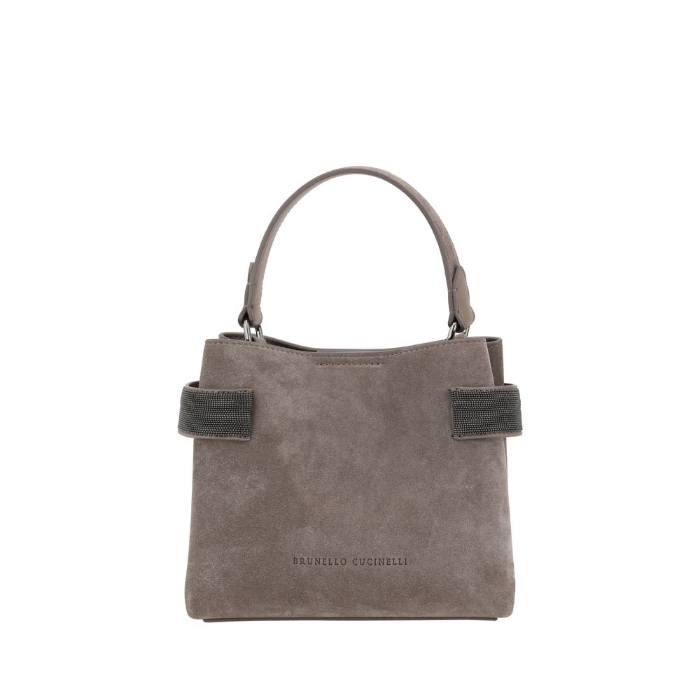 Brunello Cucinelli leren handtas