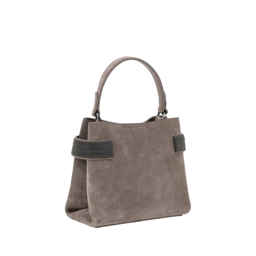 Brunello Cucinelli leren handtas