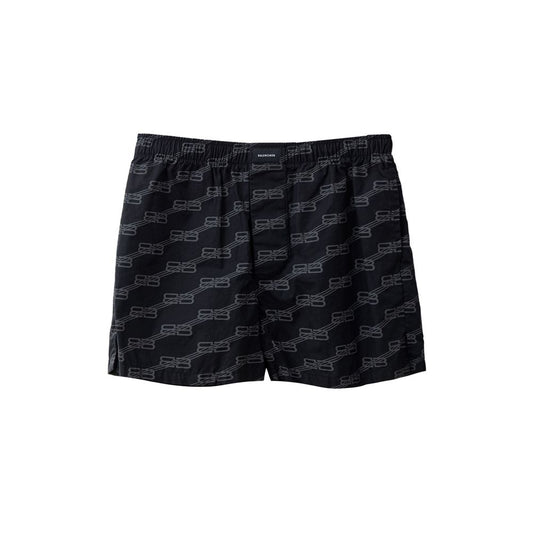 Short Bermuda en coton noir de Balenciaga