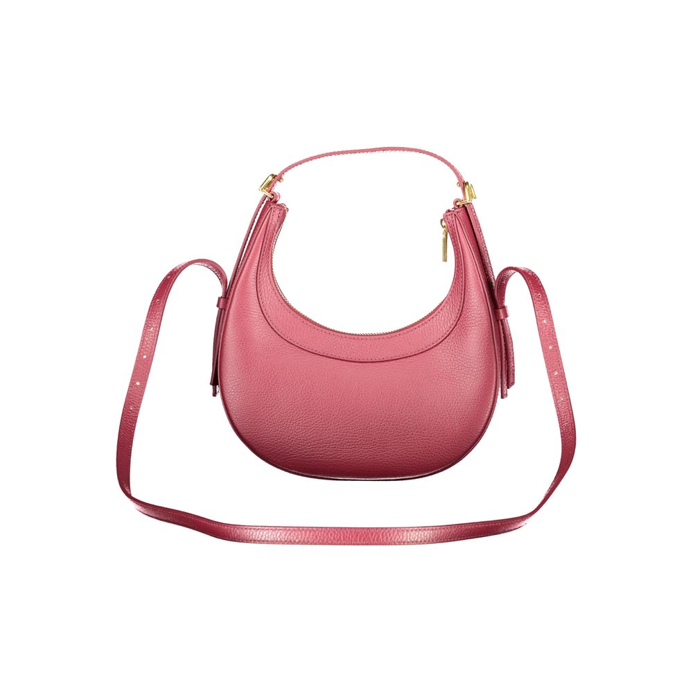 Sac à main en cuir violet Coccinelle