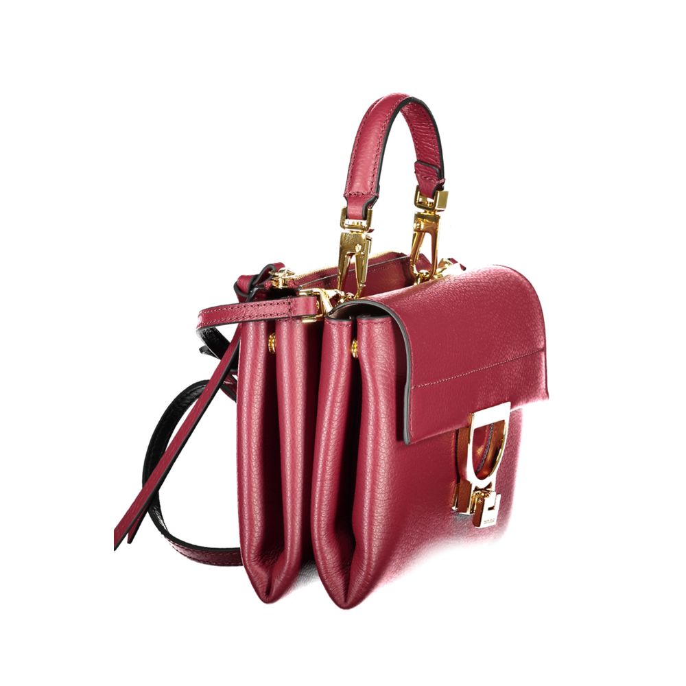 Sac à main en cuir violet Coccinelle