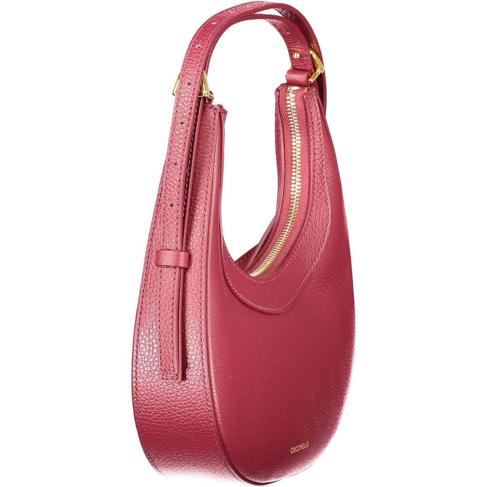 Sac à main en cuir violet Coccinelle