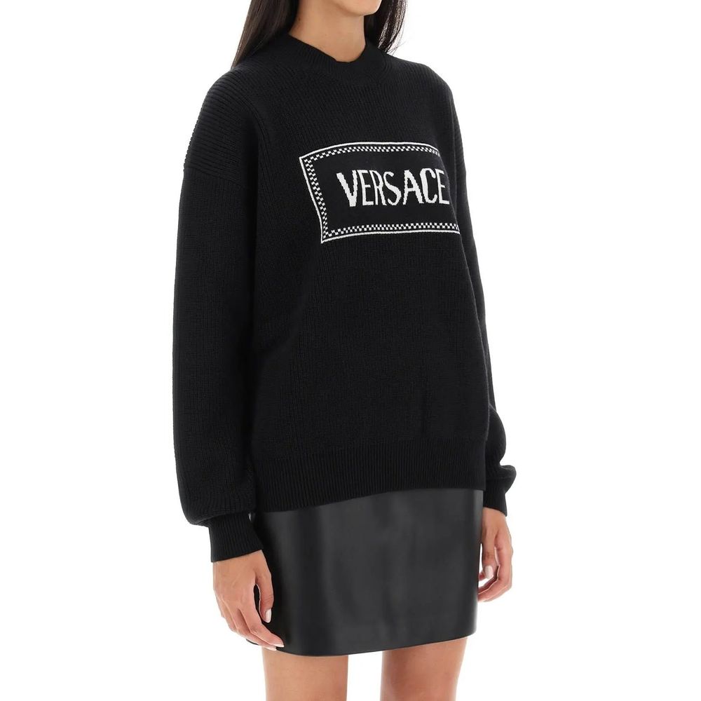 Pull à logo Versace