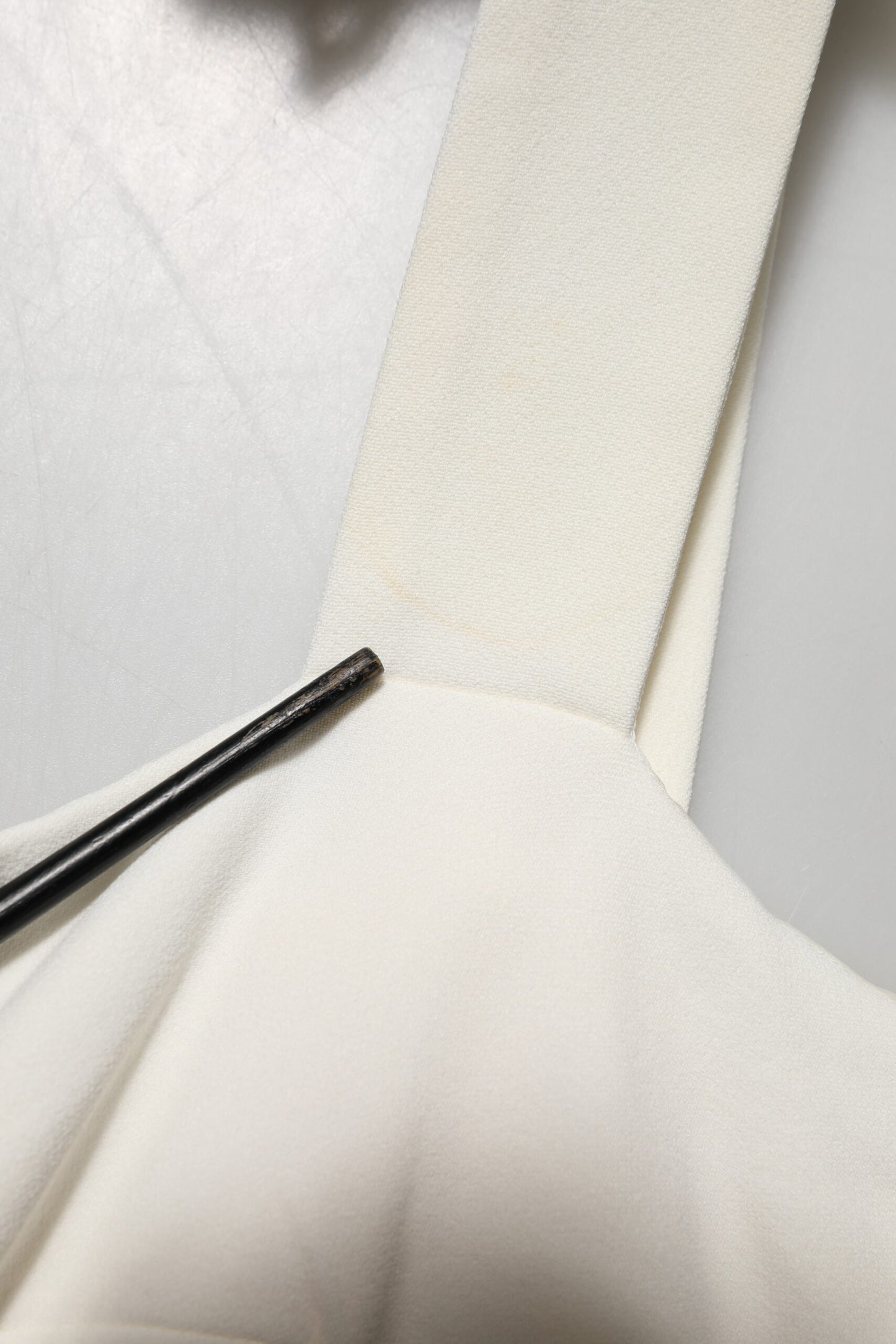 Dolce & Gabbana Witte bloemenkant midi-jurk zonder mouwen