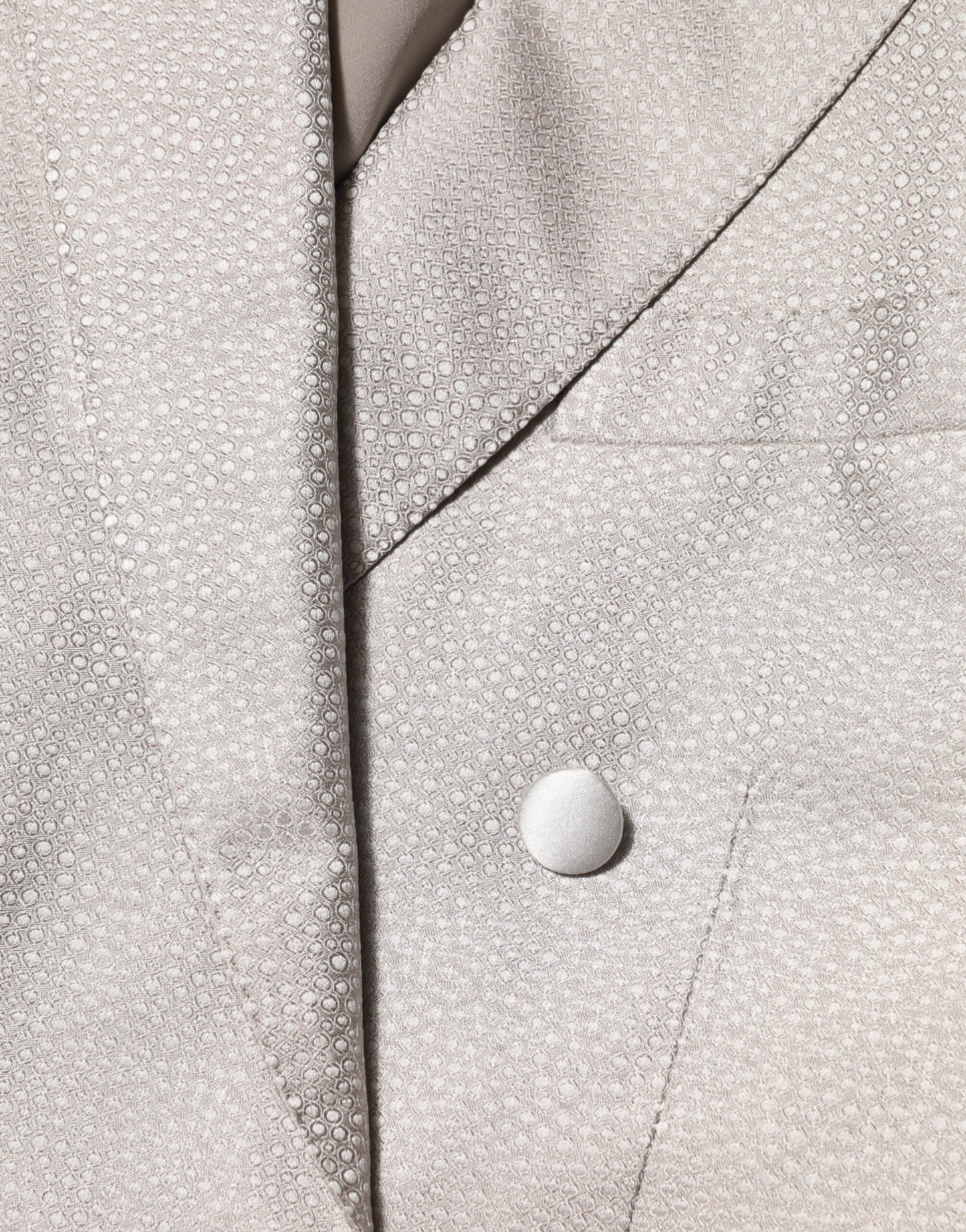 Dolce & Gabbana Blazer de costume MARTINI beige à double boutonnage