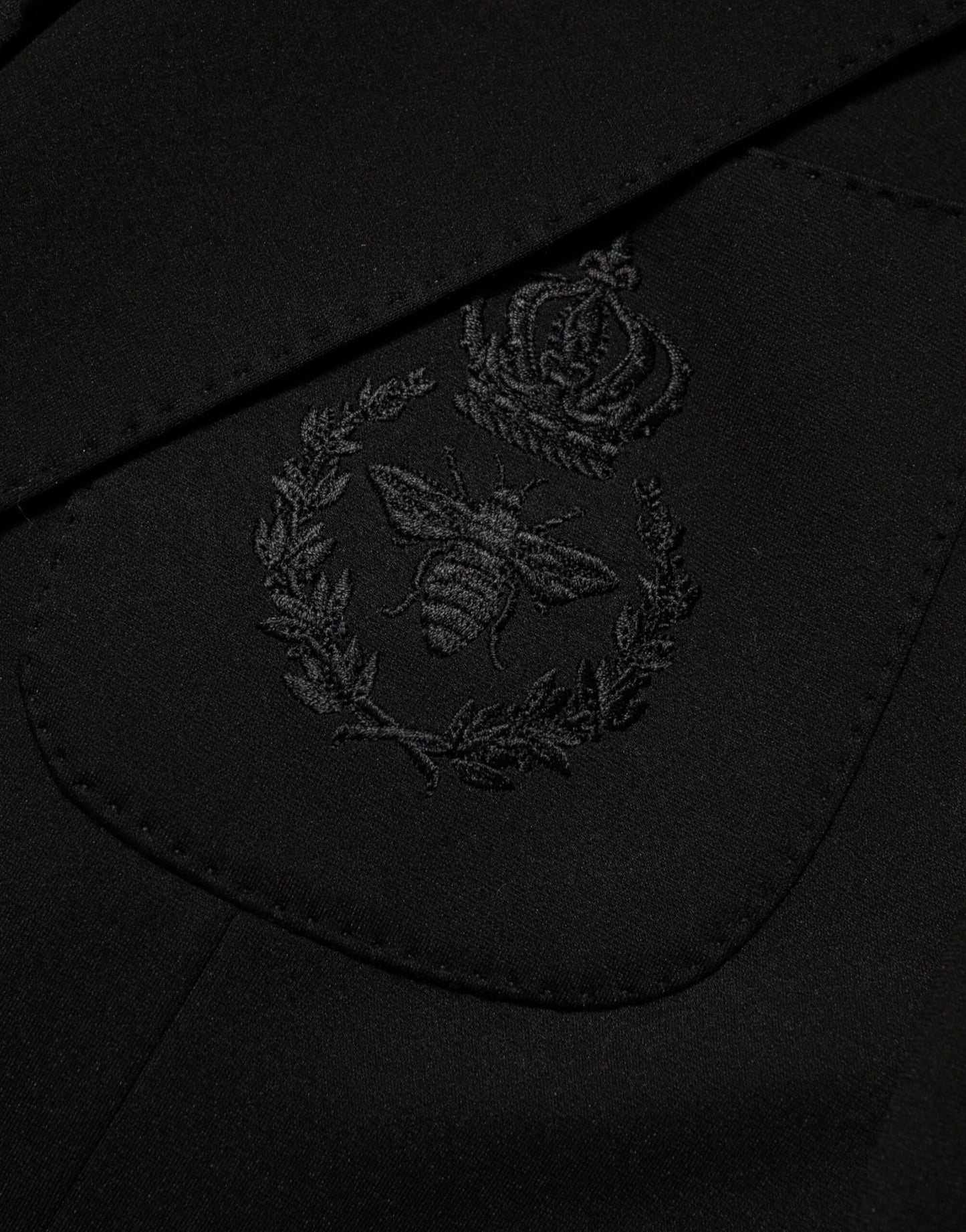 Blazer Dolce & Gabbana en viscose noire à 2 boutons