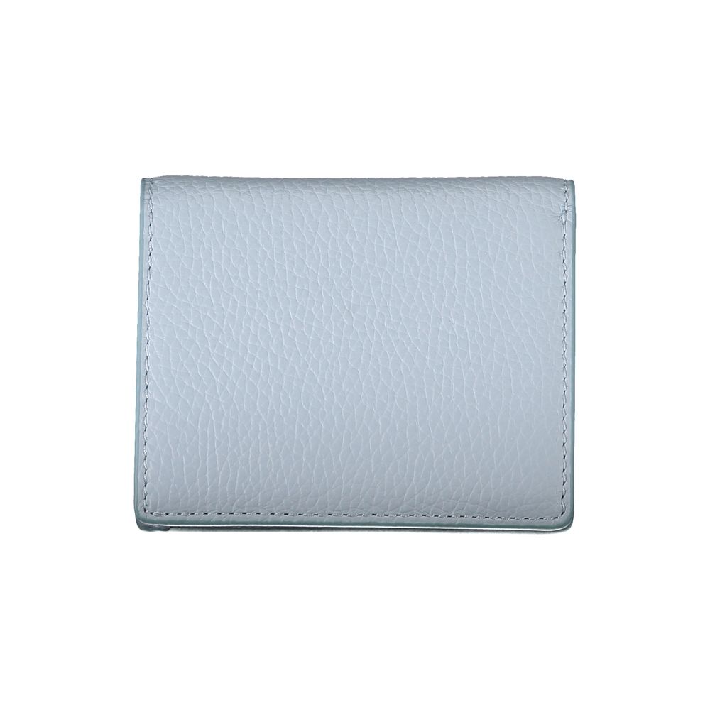 Portefeuille en cuir bleu Coccinelle