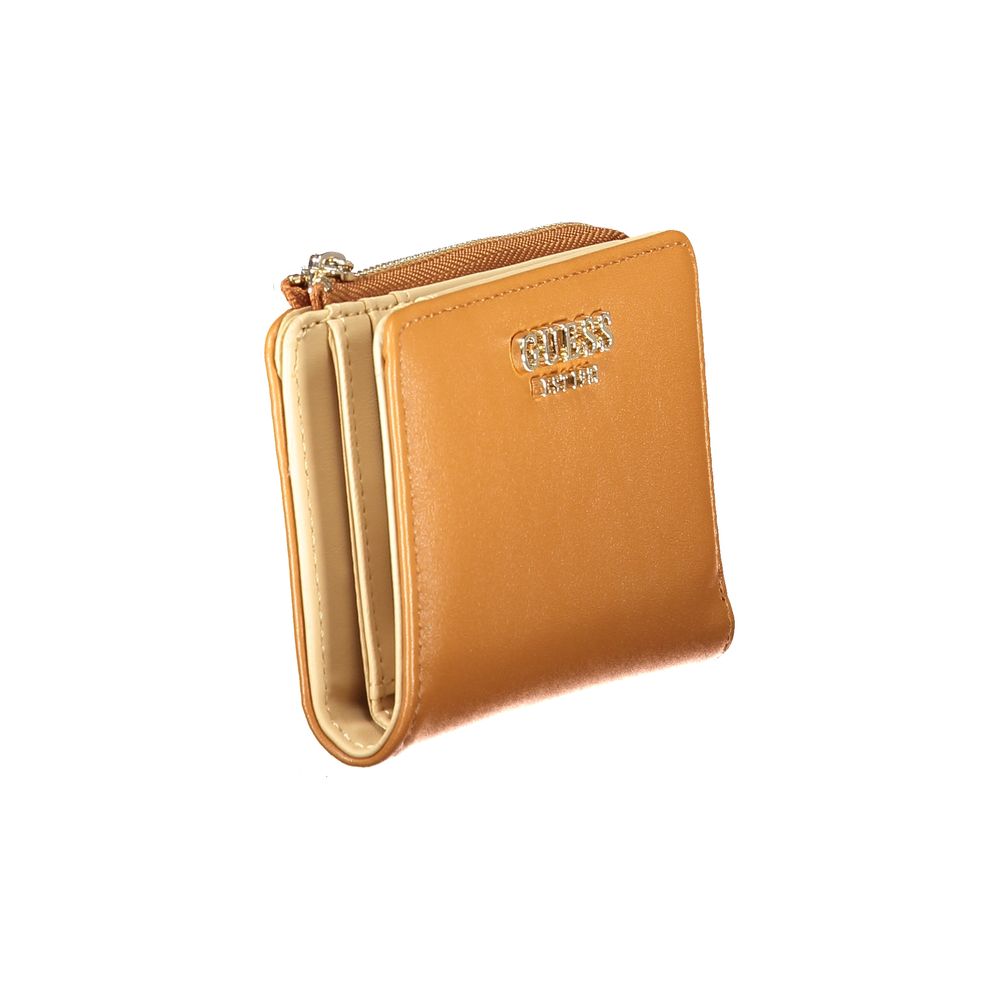 Portefeuille Guess Jeans en polyéthylène marron