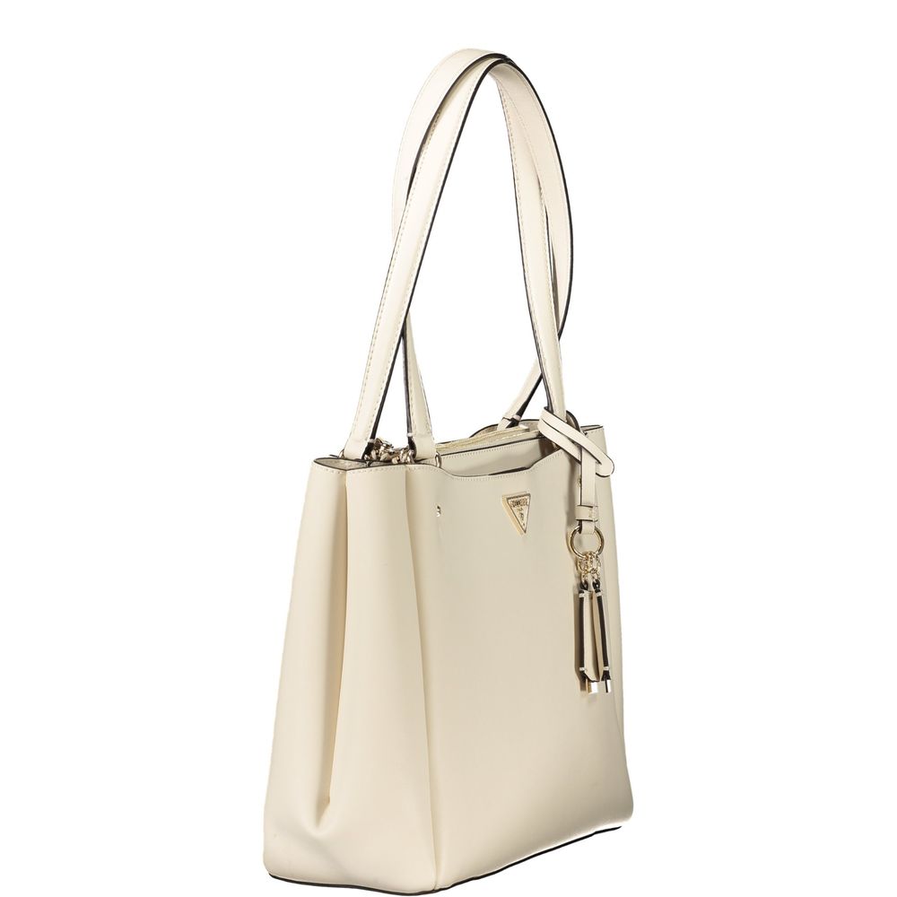 Guess Jeans Witte Polyethyleen Handtas