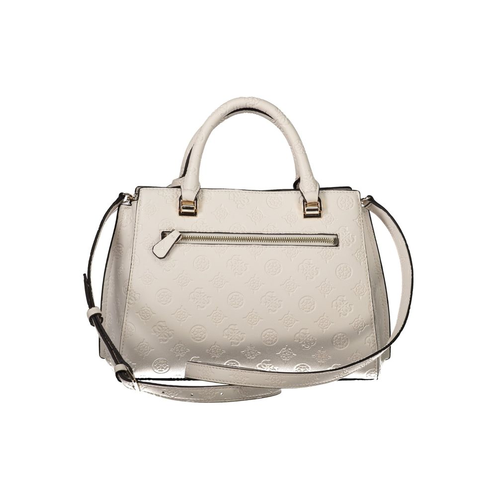 Guess Jeans Witte Polyethyleen Handtas