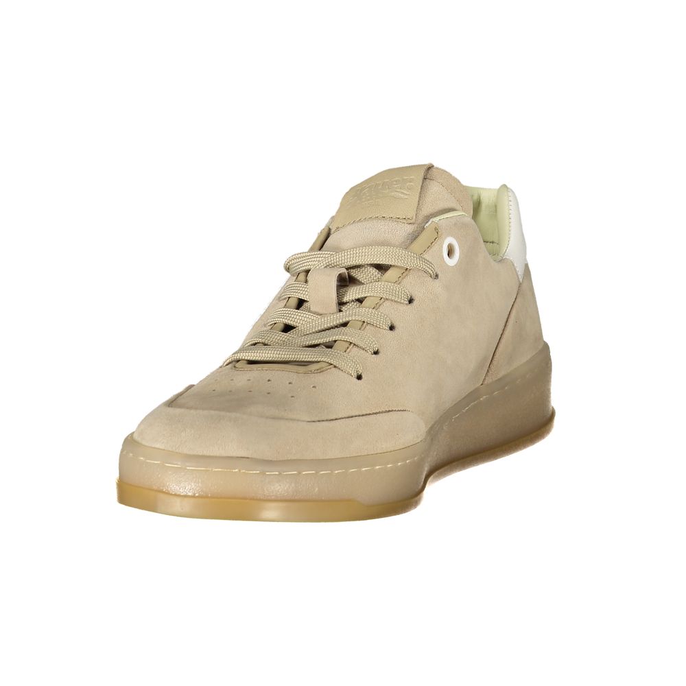 Sneaker en polyester beige clair