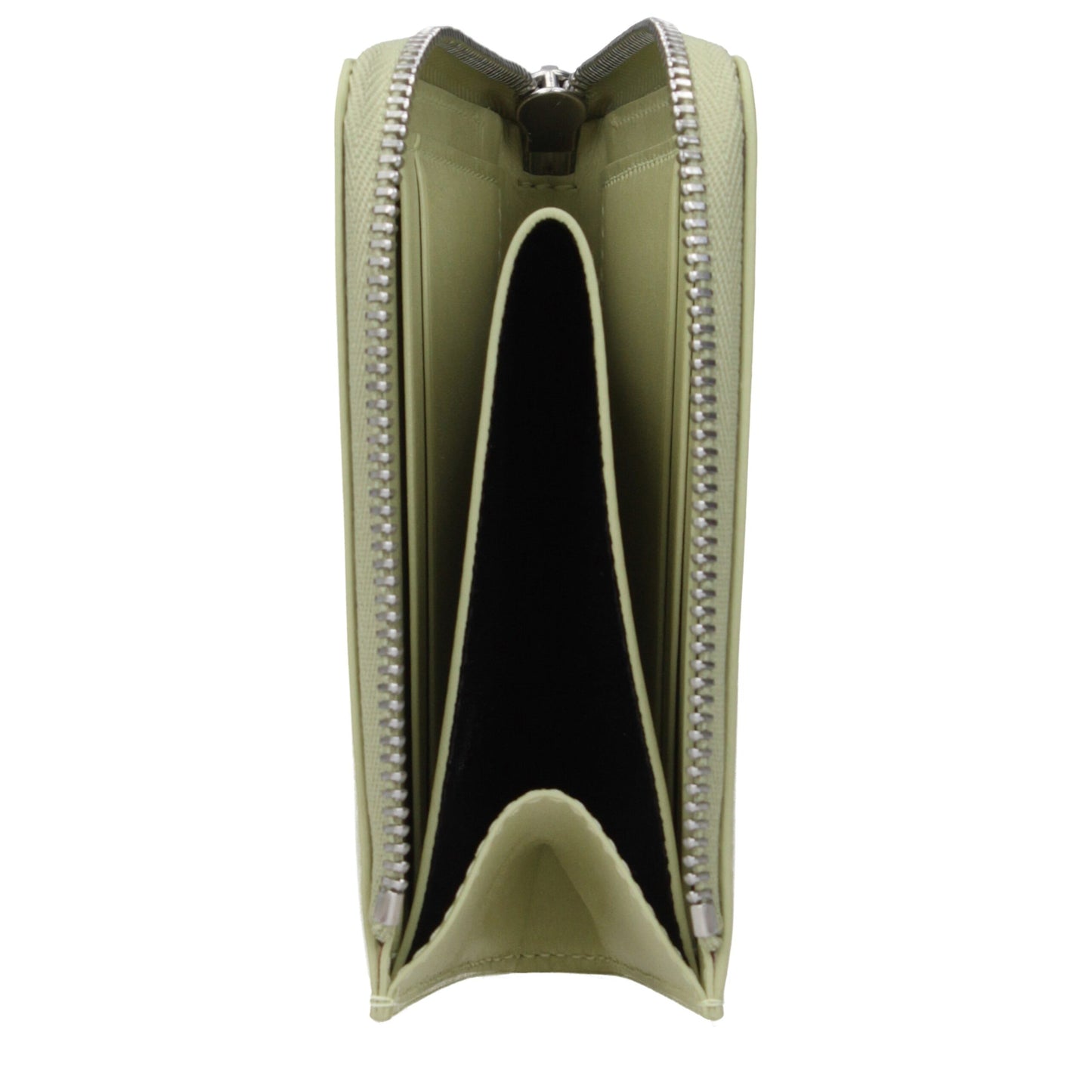 Portefeuilles en cuir vert Jil Sander
