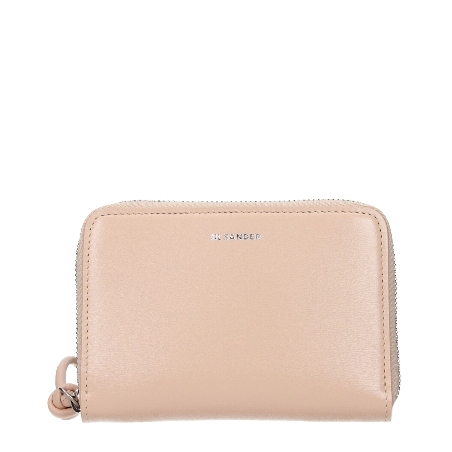 Portefeuilles en cuir rose Jil Sander