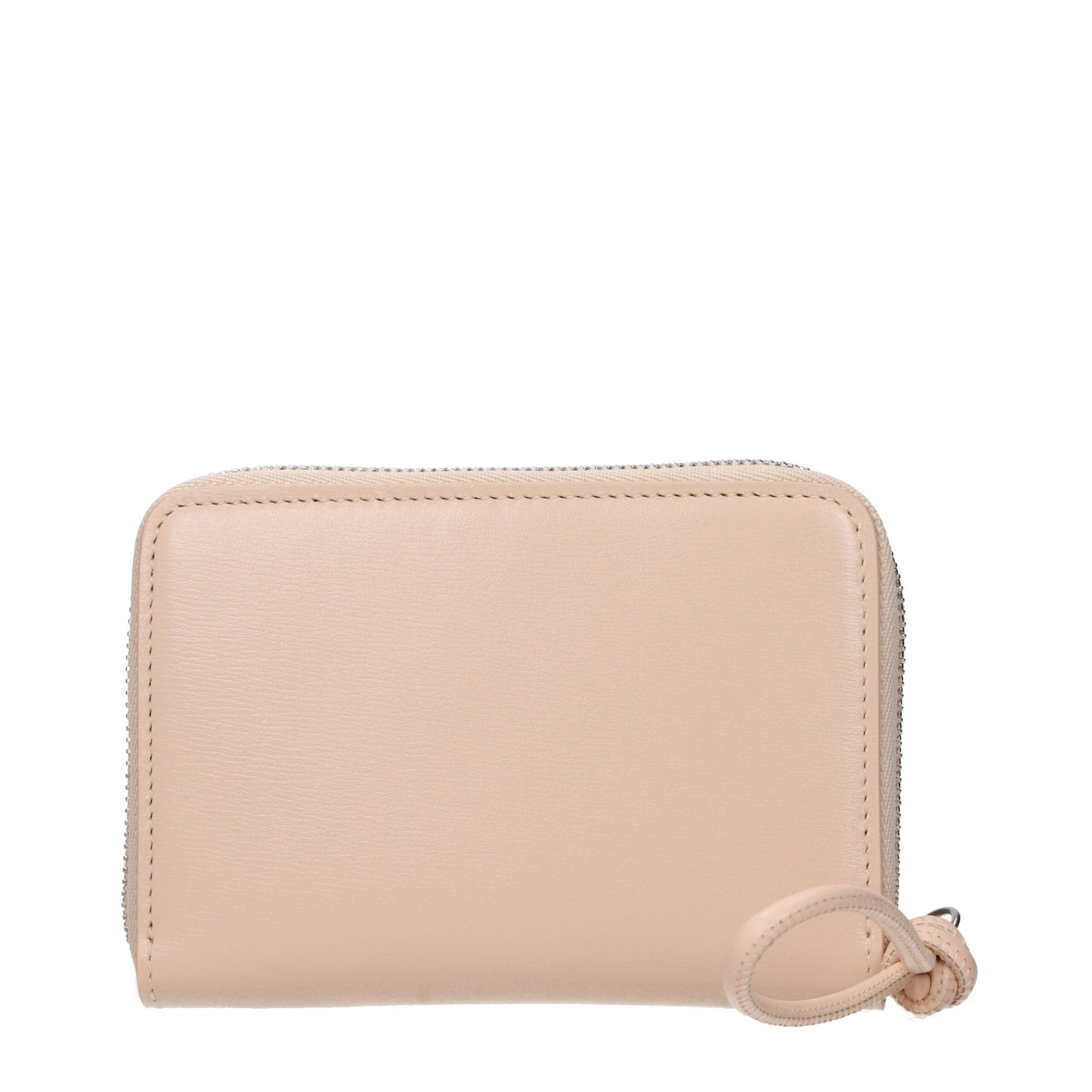 Portefeuilles en cuir rose Jil Sander