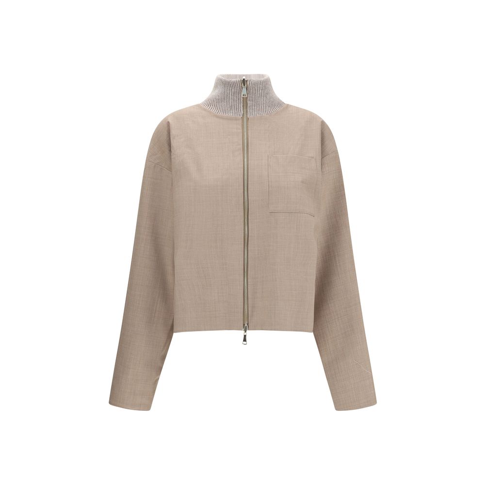Veste en mohair platine réversible de Fabiana Filippi